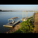 Diese Konstruktion vermittelt einen Eindruck, um welchen Betrag sich der Wasserspeigel ändert